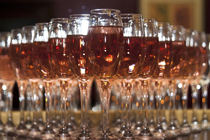 carta dei vini flute champagne